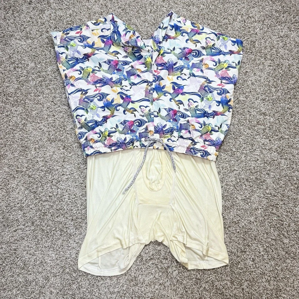 Michael's Swimwear Mens M Koi Fish Swim Trunks Cyclist Liner Multicolor Morocco